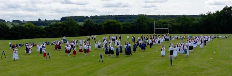 A field of dancers